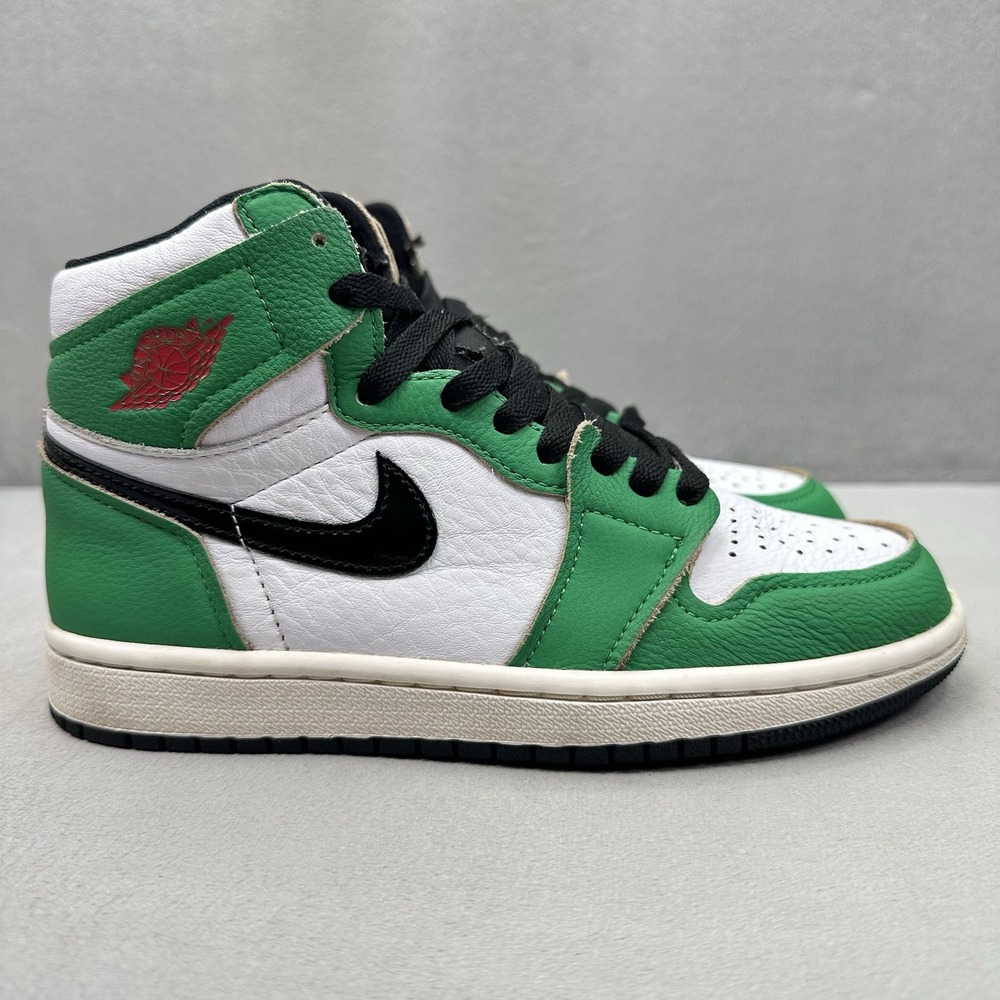 Womens Size 6 Nike Air Jordan 1 Retro High OG Lucky Green DB4612-300 Sneakers